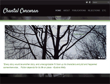 Tablet Screenshot of chantalcorcoran.com